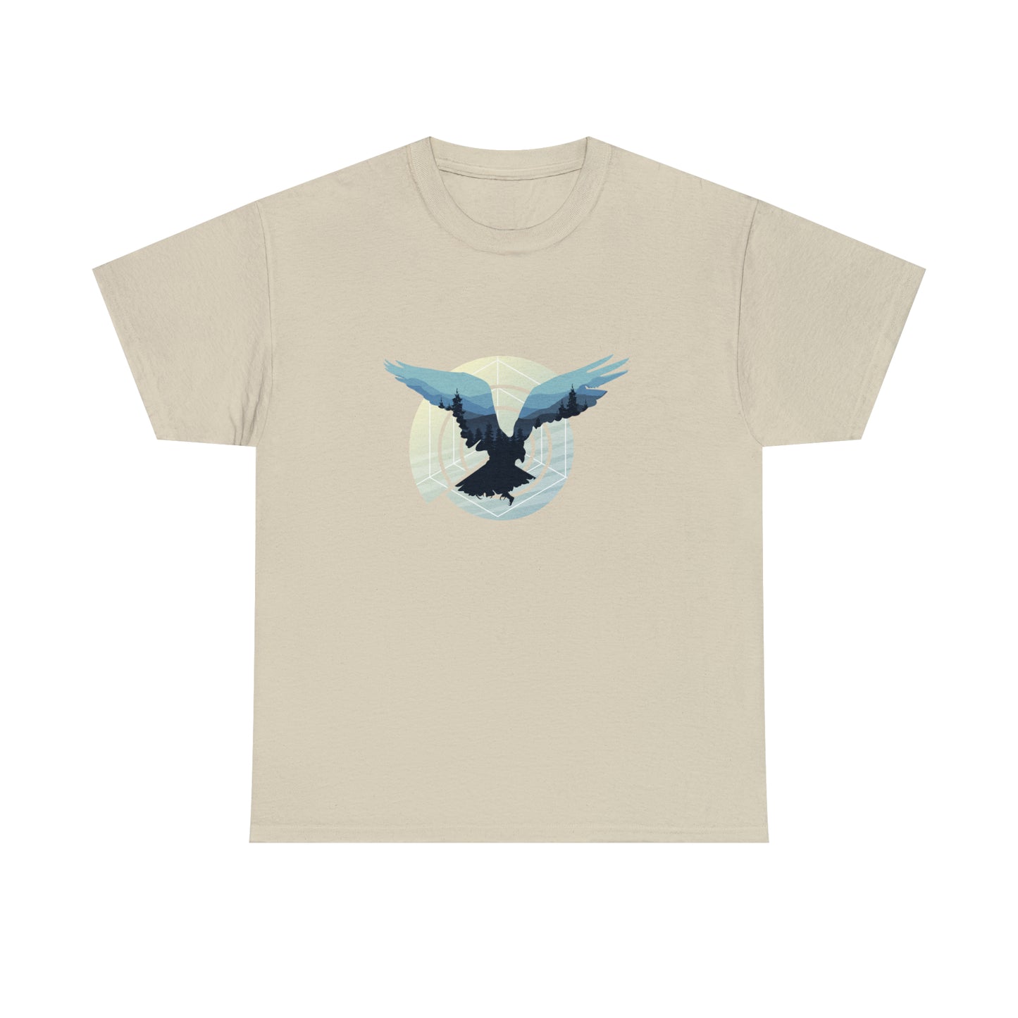 Eagle in Flight Unisex Heavy Cotton Tee