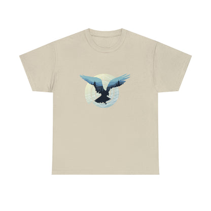 Eagle in Flight Unisex Heavy Cotton Tee