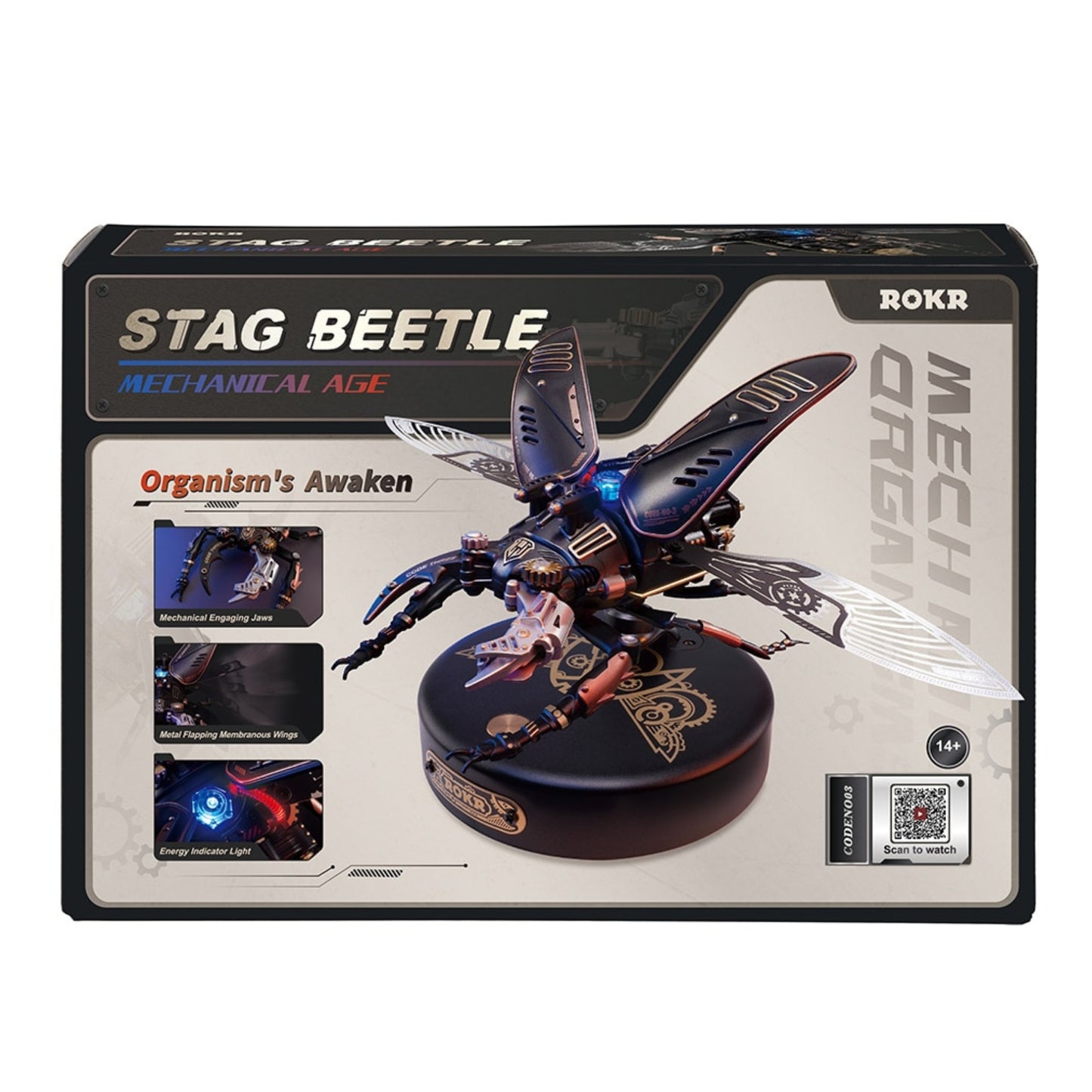 Robotime Rokr Stag Beetle Metal 3D Puzzle