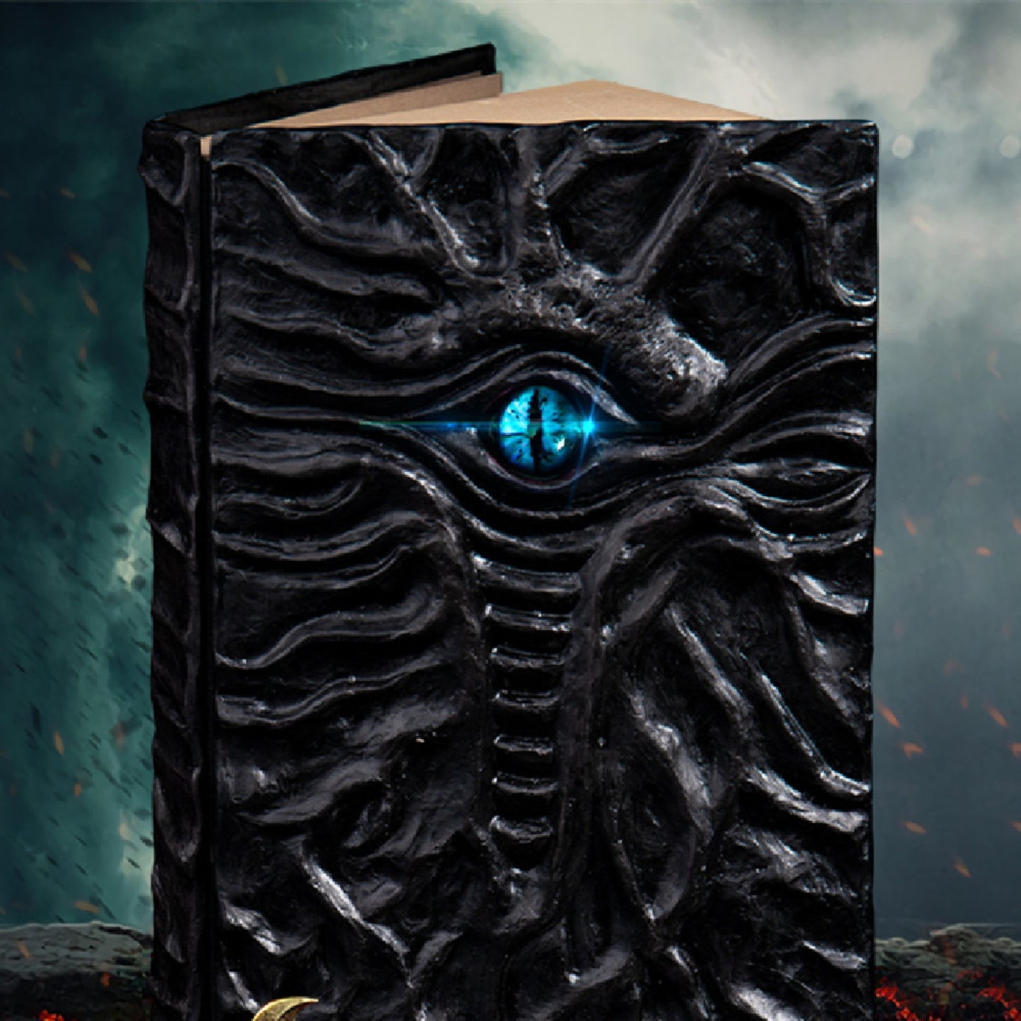 Eye of Cthulhu Embossed Kraft Paper Dark Notebook