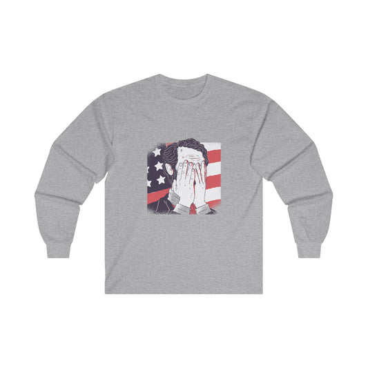 Ashamed Abraham Lincoln Ultra Cotton Long Sleeve Tee