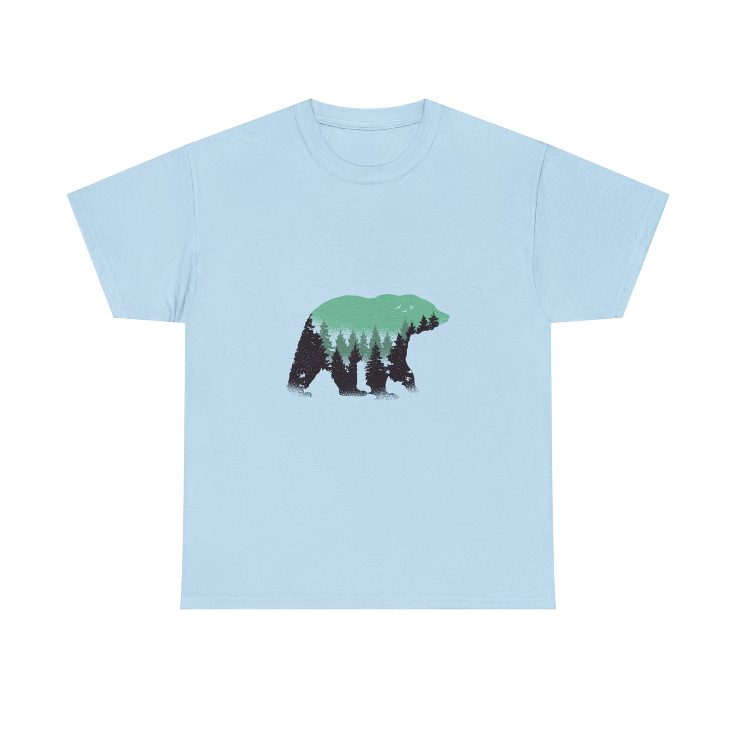 Can't Take the Woods Out of the Bear Unisex Heavy Cotton Tee