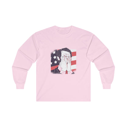 Ashamed Abraham Lincoln Ultra Cotton Long Sleeve Tee