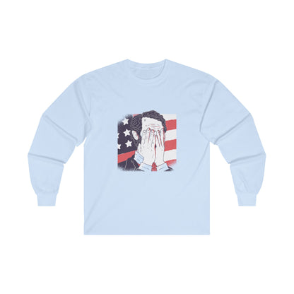 Ashamed Abraham Lincoln Ultra Cotton Long Sleeve Tee