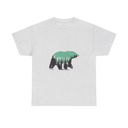 Can't Take the Woods Out of the Bear Unisex Heavy Cotton Tee