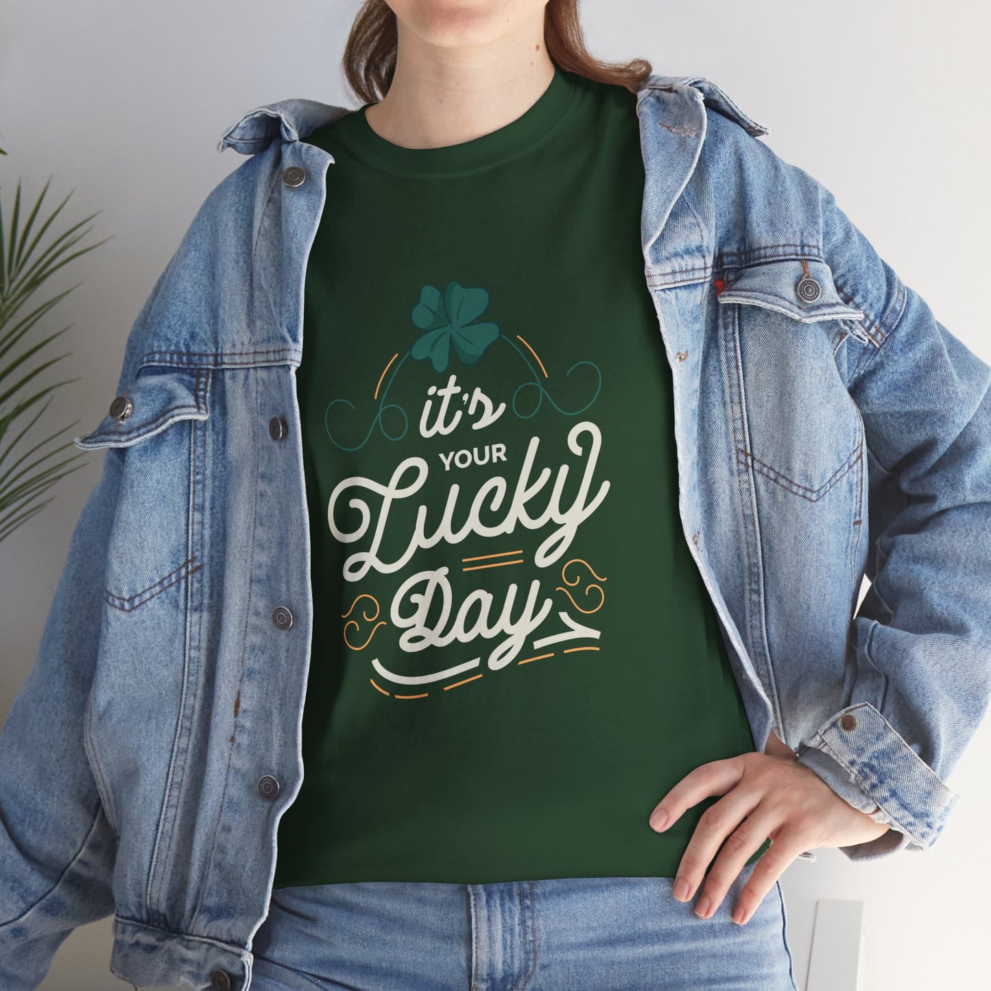 It's Your Lucky Day Unisex Heavy Cotton Tee