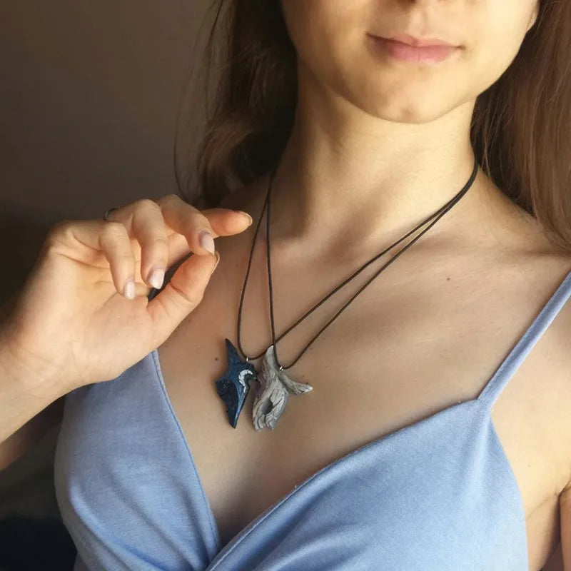 League of Legends Kindred Metal Necklace for Couples