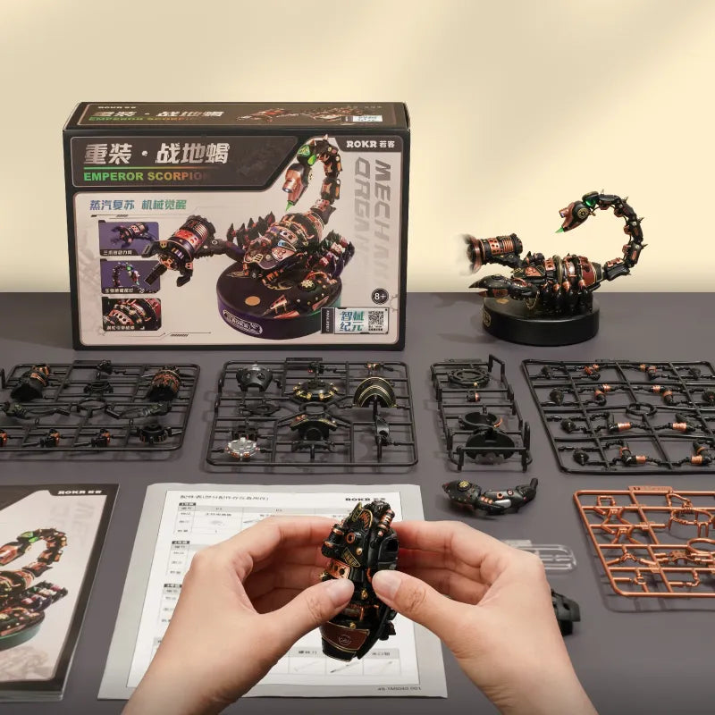 Robotime Rokr Emperor Scorpion 3D Puzzle with Motor & Light
