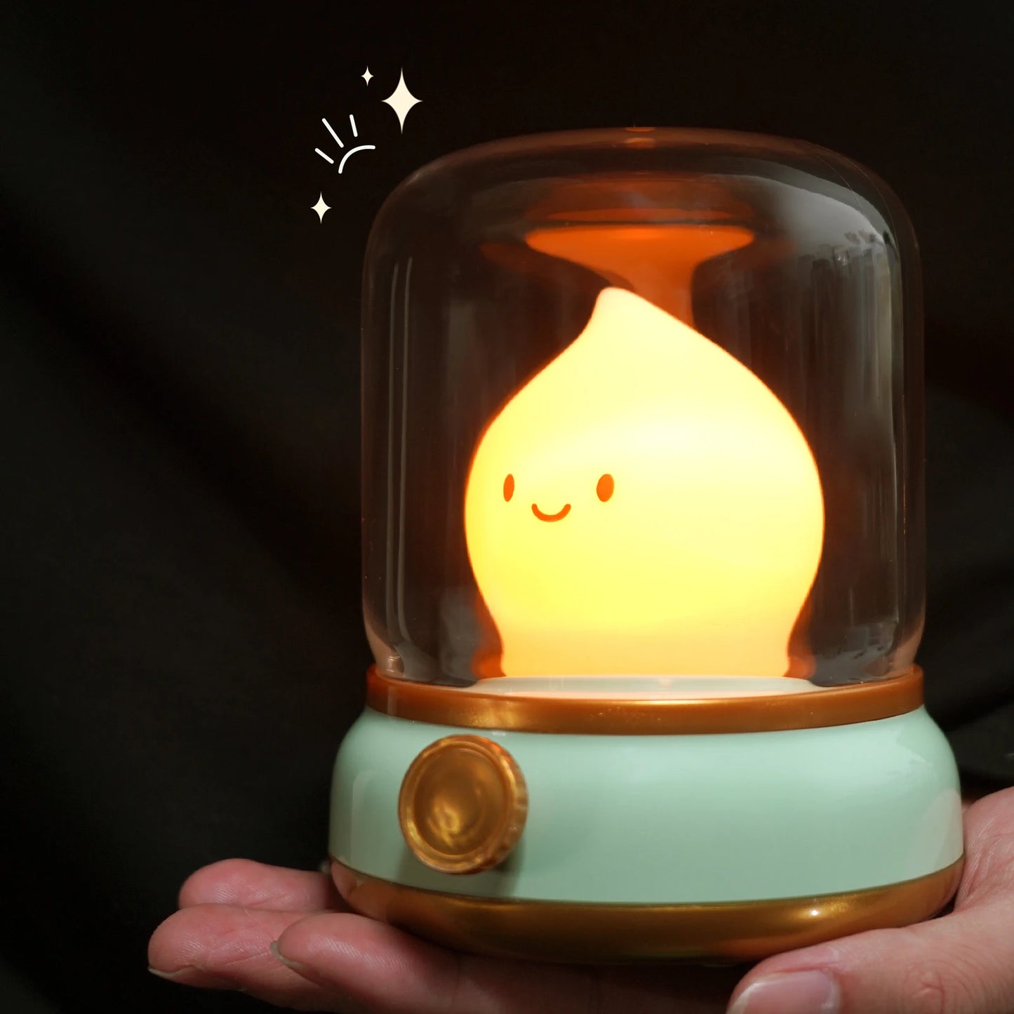 Mini Cute Flame LED Desktop Night Lamp