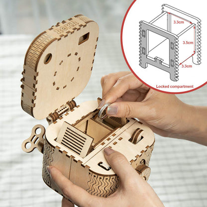 Robotime Rokr 123 Pcs Treasure Box 3D Wooden Puzzle